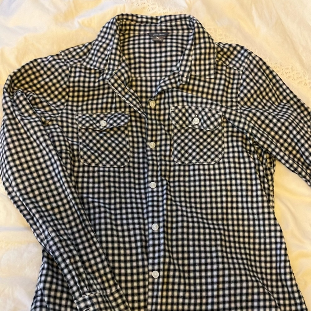 Eddie Bauer flannel plaid shirt